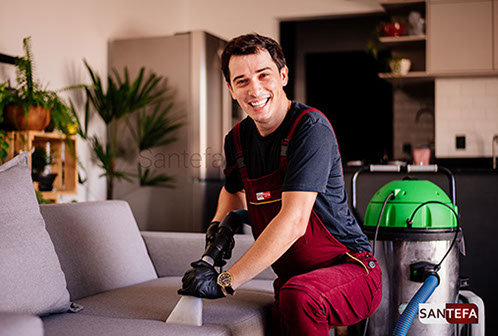 R$210 Limpeza de sofá - Higienização de estofados - Impermeabilização de  sofá