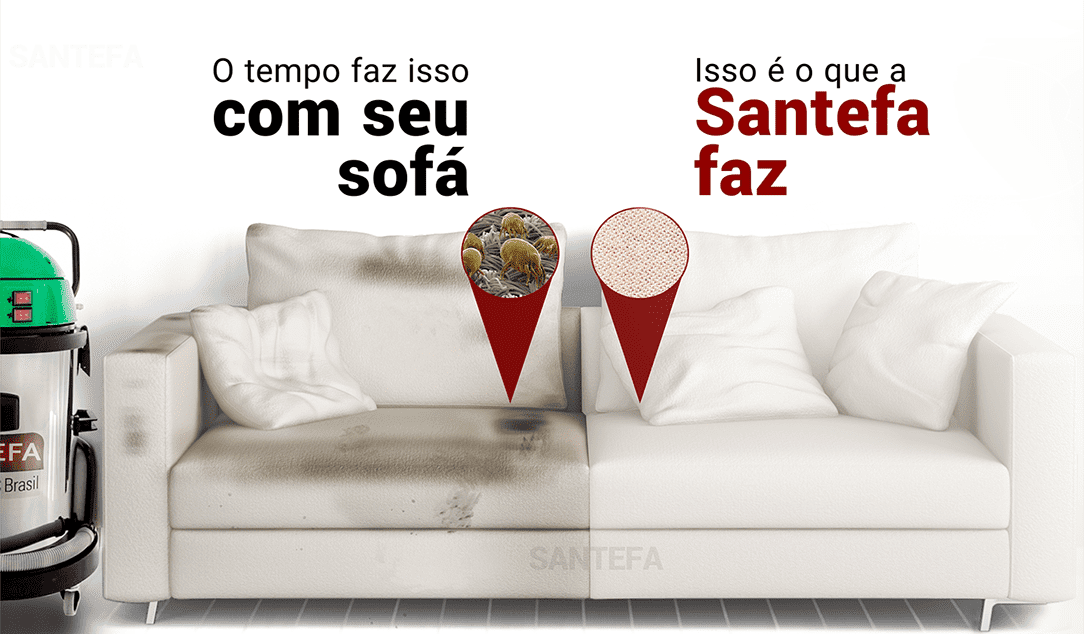 R$210 Limpeza de sofá - Higienização de estofados - Impermeabilização de  sofá